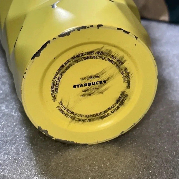 2016 Starbucks Coffee Hawaii Yellow Pineapple Cold Beverage Tumbler 16oz Grande - Picture 6 of 9